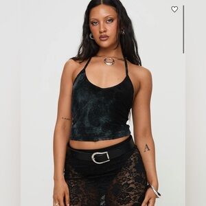 Prince Black Lace Camisole